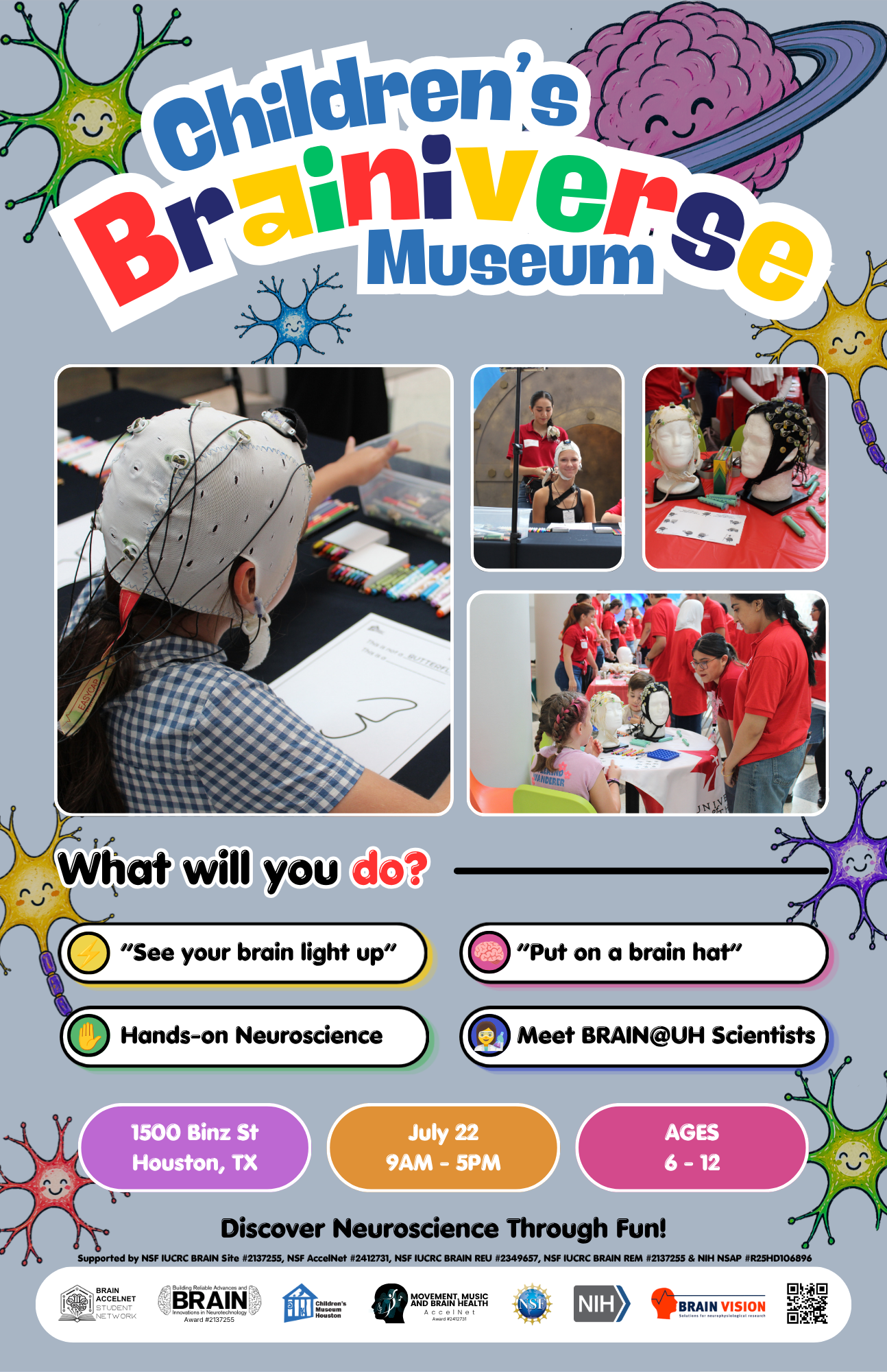 Children's Museum Brainiverse event flyer